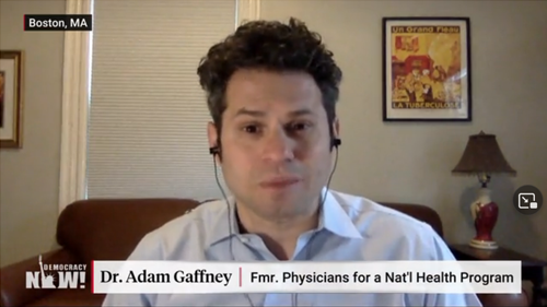 Dr. Adam Gaffney on “Democracy Now”