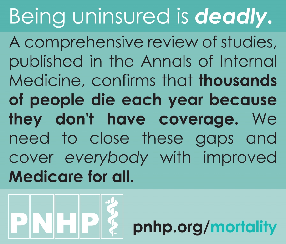 Lack of health insurance and U.S. mortality