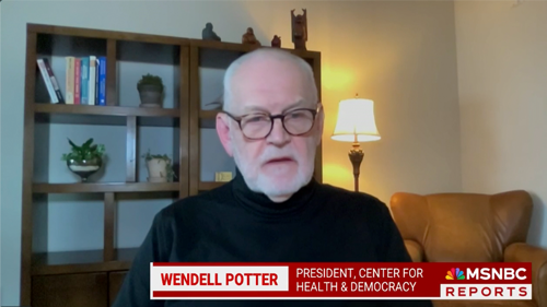 Wendell Potter on MSNBC